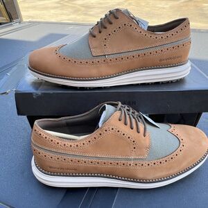 Cole Haan Men's Original Grand Wing Ox Golf Shoes Pecan C36899 10.5